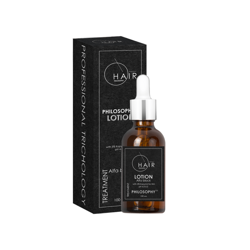Alfa Block Lotion With 5% Koryrrol For Him / Лосьон против выпадения волос с 5% Koryrrol для него - фото 2