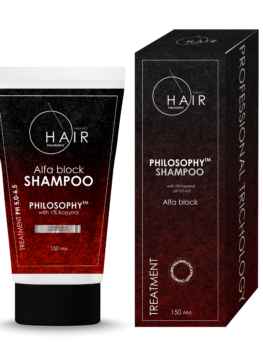 Шампунь против выпадения волос с 1% koryrrol 150мл\Alfa block shampoo with 1% koryrrol 150ml
