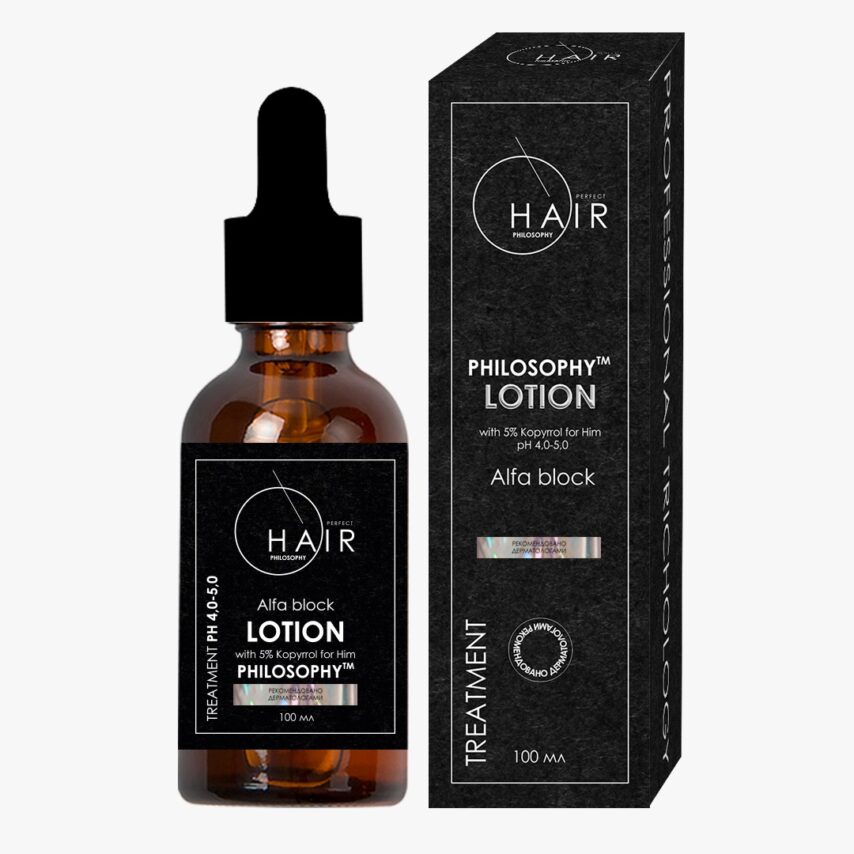 Alfa Block Lotion With 5% Koryrrol For Him / Лосьон против выпадения волос с 5% Koryrrol для него - фото 1