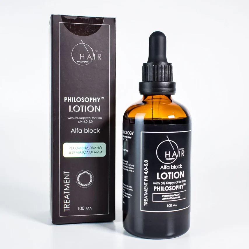 Alfa Block Lotion With 5% Kopyrrol For Him / Лосьон против выпадения волос с 5% Koryrrol для него - фото 2