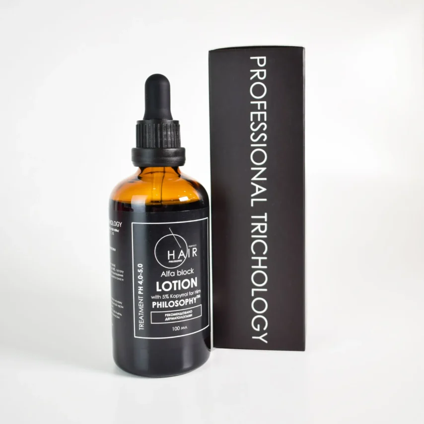 Alfa Block Lotion With 5% Kopyrrol For Him / Лосьон против выпадения волос с 5% Koryrrol для него - фото 2