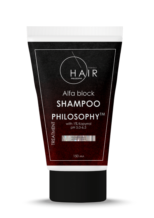 Шампунь против выпадения волос с 1% koryrrol 150млAlfa block shampoo with 1% koryrrol 150ml - фото 2