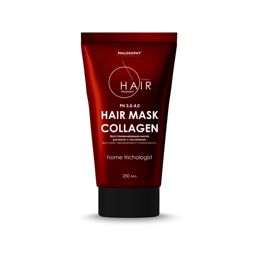 Маска с коллагеном восстанавливающая  HAIR mask collagen 250 ml - фото 1
