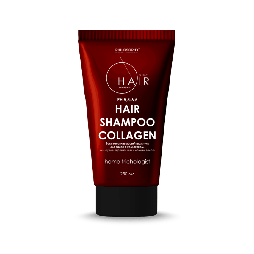 Шампунь с коллагеном восстанавливающий HAIR Shampoo collagen 250 ml - фото 1
