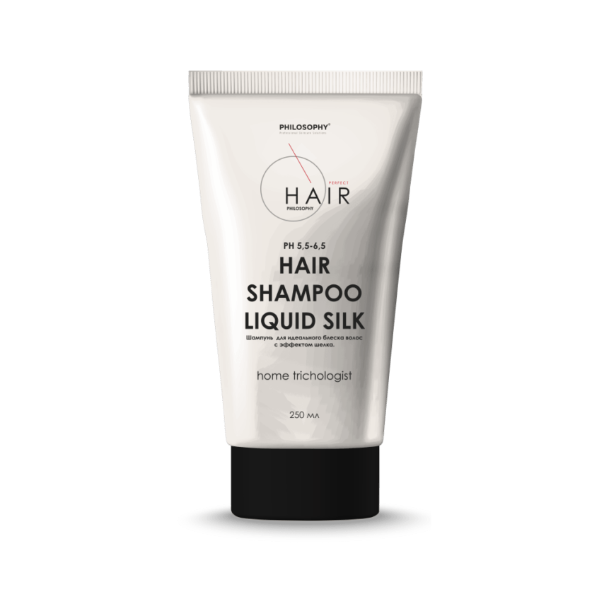 Шампунь с эффектом шелка для идеального блеска HAIR SHampoo liquid silk 250 ml - фото 1
